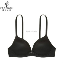 Couleur pure légèrement doublée 3/4 tasse 32 images de soutien-gorge de taille